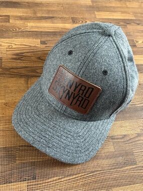 Lynyrd Skynyrd Grey Wool Patch Snapback Cap